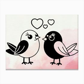 Love Birds Canvas Print