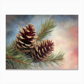 Pine Cones 1 Canvas Print