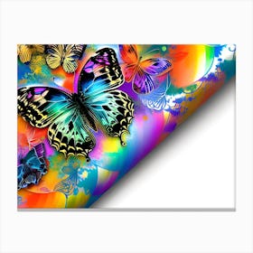 Colorful Butterflies 2 Canvas Print