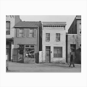 Buildings, L Street, Washington, D C By Russell Lee Canvas Print