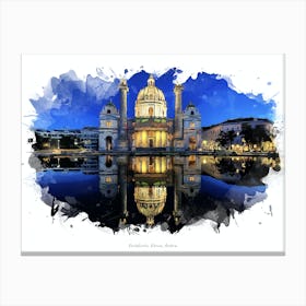 Karlskirche, Vienna, Austria Canvas Print