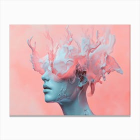 Woman'S Head 17 Canvas Print