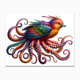 Octobird Canvas Print