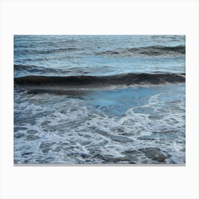 Waves of the Mediterranean Sea Canvas Print