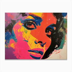 Contemporary Artwork Inspired By Andy Warhol 7 Canvas Print