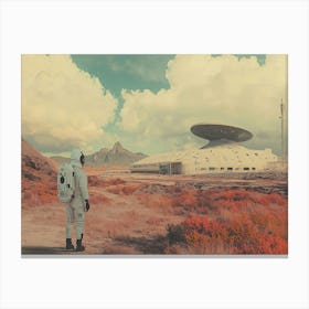 Alien Space Station Canvas Print