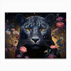 Black Jaguar 4 Canvas Print