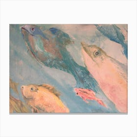 Fish oil canvas 60*80 fragment Canvas Print