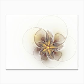 Abstract Flower Canvas Print