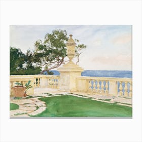 Terrace, Vizcaya (1917), John Singer Sargent Canvas Print