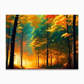 Autumn Forest 44 Canvas Print