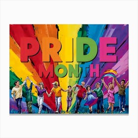 Pride Month 30 Canvas Print