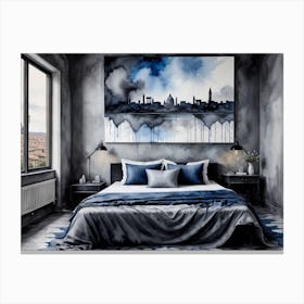 Roma Bedroom Canvas Print