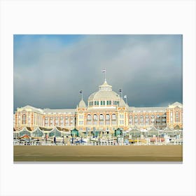 Kurhaus Scheveningen Seen From The Sea, Just After A Storm Canvas Print