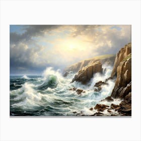 Stormy Seas 6 Canvas Print