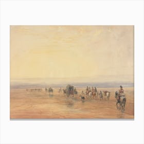 Crossing Lancaster Sands, David Cox Canvas Print