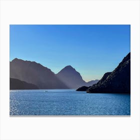 View Of Milford Sound (Greenland Series) Canvas Print
