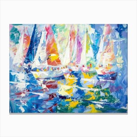 Sailboats 24 Canvas Print