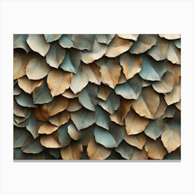 Abstract Leaves 1 Canvas Print