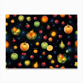 Fruit Baskets Canvas Print