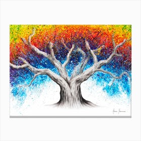 Rainbow Tree Canvas Print