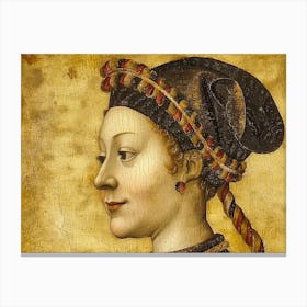 Portrait Of A Lady Canvas Print