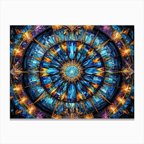 Stained Glass Window 4 Canvas Print