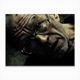 Man With Glasses 6 Canvas Print