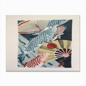 Japanese motives: Koi Fish Canvas Print