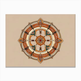 Circular Design Canvas Print