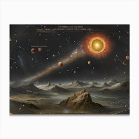 The Primary Matter That Is To Constitute The Cosmos (3rd Art) Canvas Print