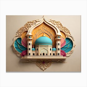 Islamic Mosque 10 Canvas Print