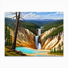 Yellowstone Falls 1 Canvas Print
