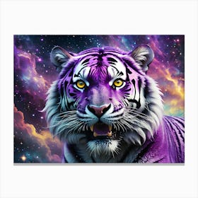 Purple Tiger Canvas Print