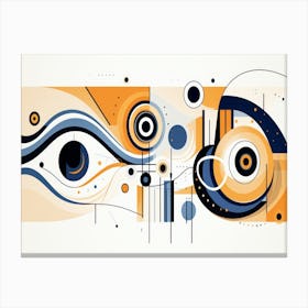 Abstract Eye Canvas Print