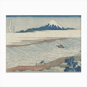 Hokusai Ukiyo-e Fukuyama Fuji Canvas Print