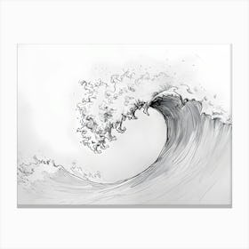 Wave Breaking Canvas Print