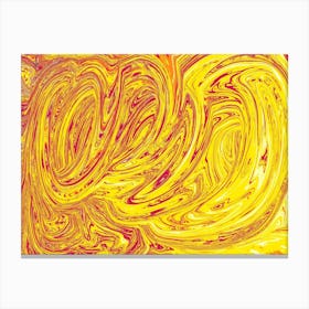 Red Yellow Abstract Wallpapers Abstracts Liquids Canvas Print