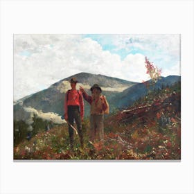 Two Guides (1877), Winslow Homer Canvas Print