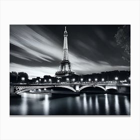 Eiffel Tower At Night 5 Canvas Print