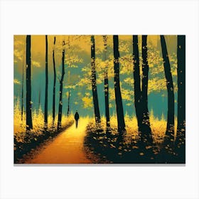 Walk In The Woods 2 Canvas Print