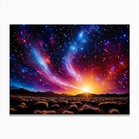 Sky With Stars 1 Canvas Print