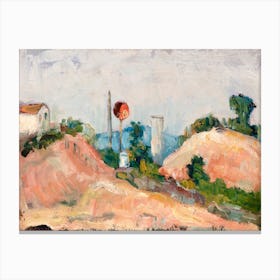 Railroad Cut, Paul Cézanne Canvas Print