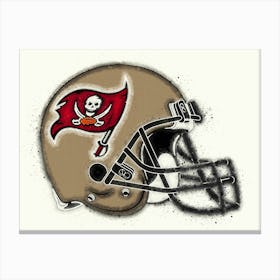 Tampa Bay Buccaneers Helmet Canvas Print