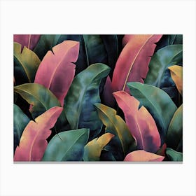 Tropical Leaves 10 Canvas Print