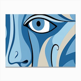 Face Of A Woman Canvas Print