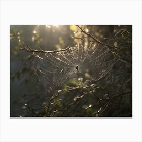 Spider Web Canvas Print