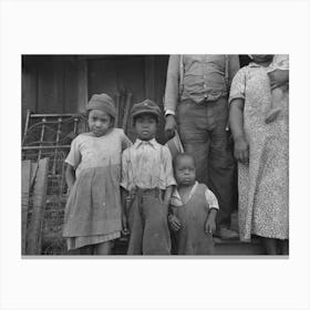 Children Of Fsa (Farm Security Administration) Client, Former Sharecropper, Southeast Missouri Farms Canvas Print