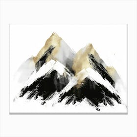 Gold Mountains 3 Canvas Print