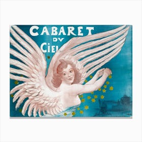 Cabaret Du Ciel (1880 1900) Print In High Resolution By Adolphe Willette Canvas Print